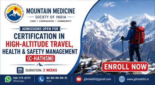Certification in High-Altitude Travel, Health & Safety Management (C-HATHSM)