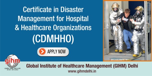 Certificate in Disaster Management for Hospital & Healthcare Organizations (CDMHHO)